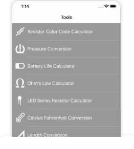 DigiKey 계산기 액세스