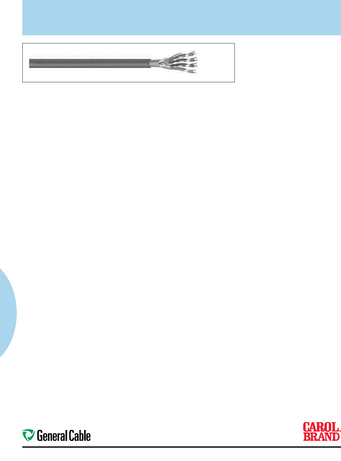 Audio/Video Catalog Datasheet by General Cable/Carol Brand DigiKey